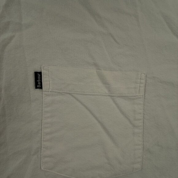 Barbour Tailored Fit Us Size XL Long Sleeve White Button Up Shirt Cotton Adult - Picture 11 of 16